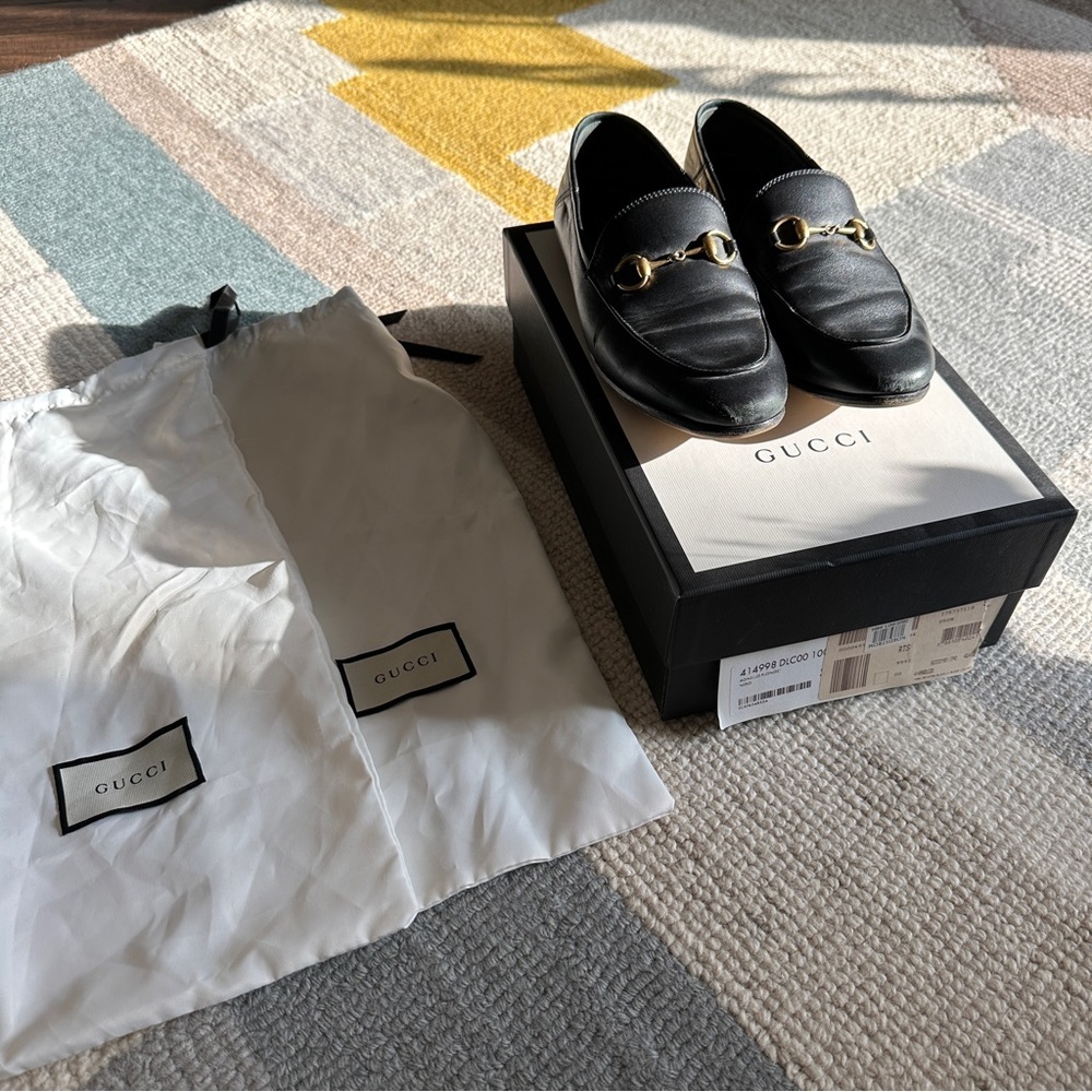 Gucci Brixton Horsebit Leather Loafers - Picture 10 of 10